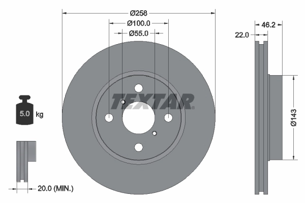 Brake Disc PRO 92164203