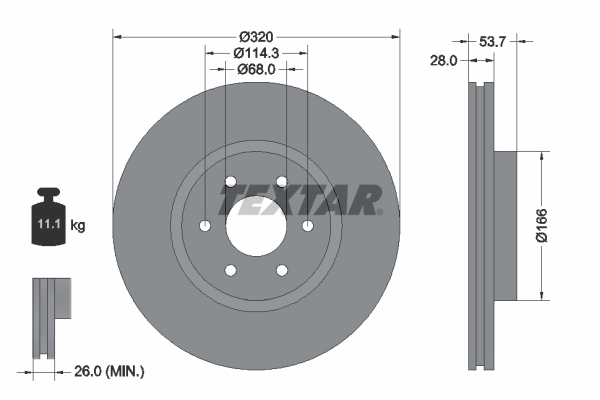 Brake Disc PRO 92296503