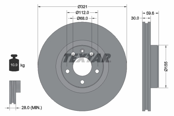 Brake Disc PRO+ 92132305