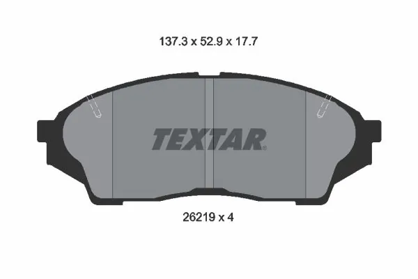 Brake Pad Set, disc brake 2621901
