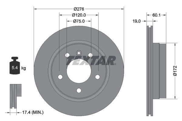 Brake Disc PRO 92072403