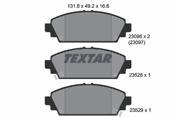 Brake Pad Set, disc brake 2309601