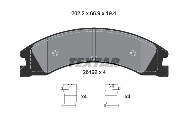 Brake Pad Set, disc brake 2619201