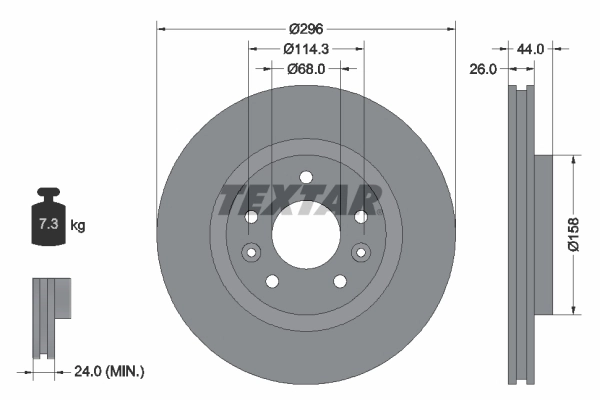 Brake Disc PRO 92274203