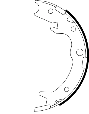 Brake Shoe Set, parking brake 91062800