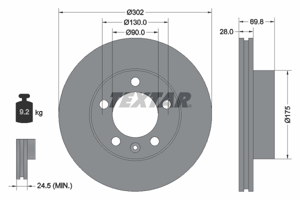 Brake Disc PRO 92228603