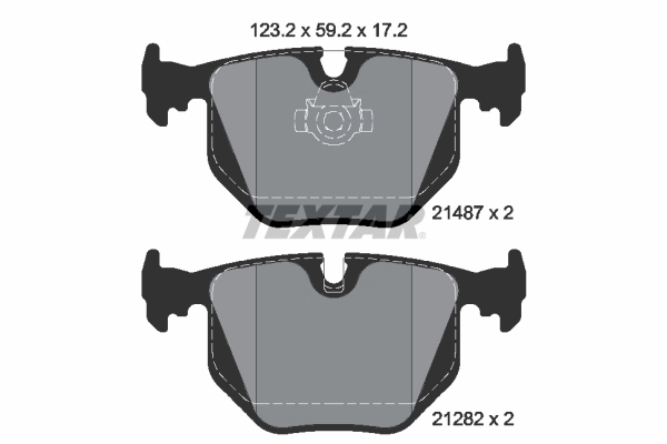 Brake Pad Set, disc brake Q+ 2148703