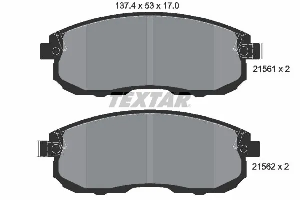 Brake Pad Set, disc brake 2156201