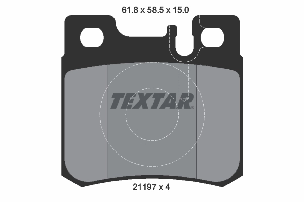 Brake Pad Set, disc brake Q+ 2119701