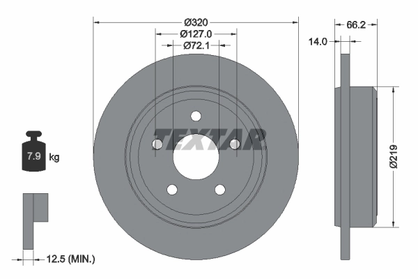 Brake Disc PRO 92177403