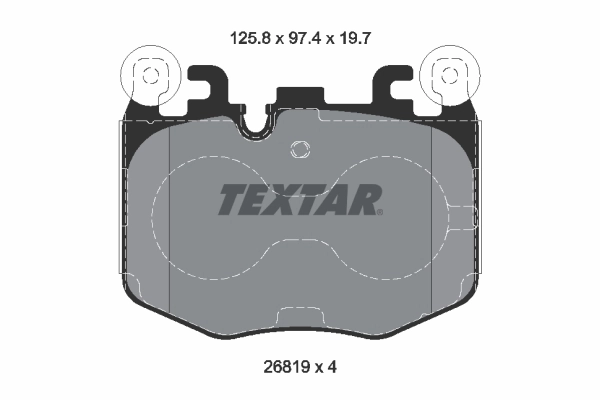 Brake Pad Set, disc brake Q+ 2681901