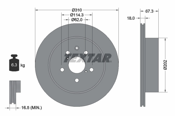 Brake Disc PRO 92148003