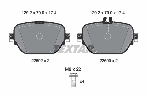 Brake Pad Set, disc brake Q+ 2260203