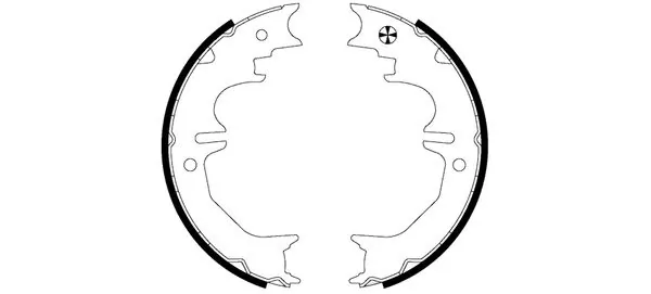 Brake Shoe Set, parking brake 91066100