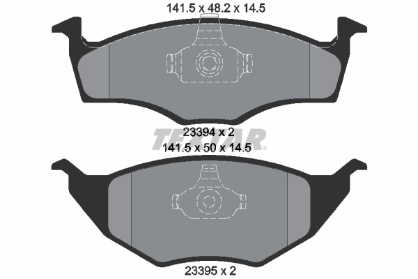 Brake Pad Set, disc brake 2339402