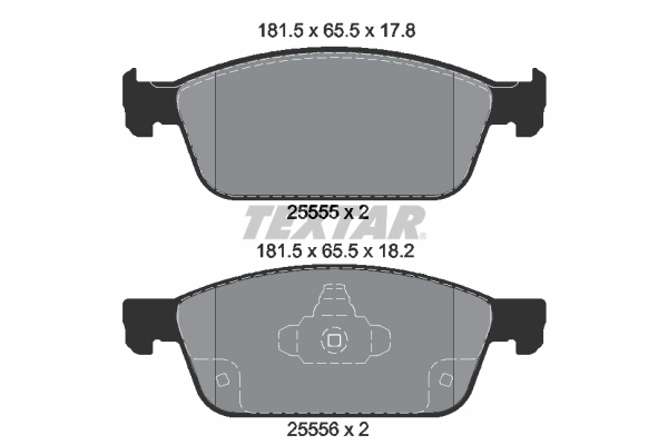Brake Pad Set, disc brake Q+ 2555501