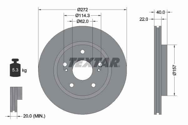 Brake Disc PRO 92289403
