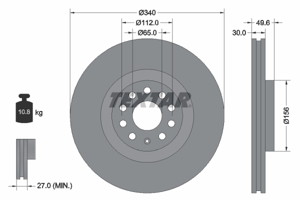 Brake Disc PRO+ 92229805
