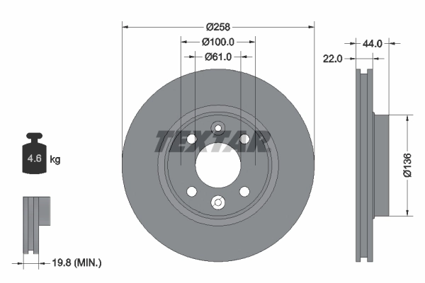 Brake Disc PRO 92255203