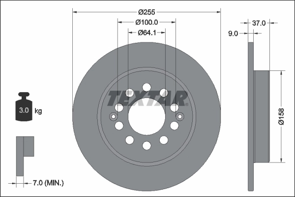 Brake Disc PRO 92342703