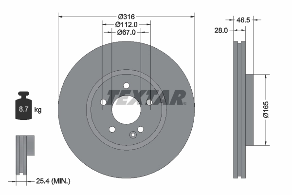 Brake Disc 92073100