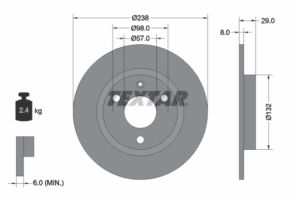 Brake Disc 92038500
