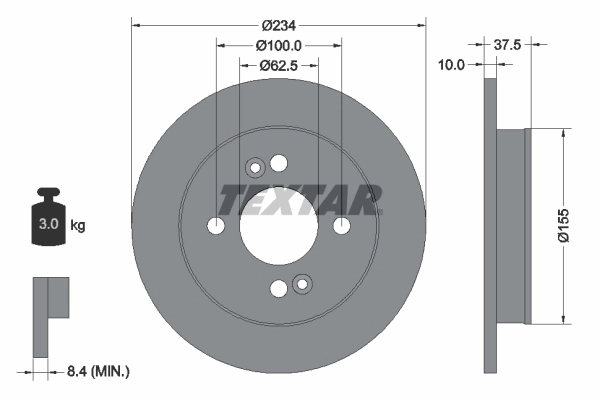 Brake Disc PRO 92147203