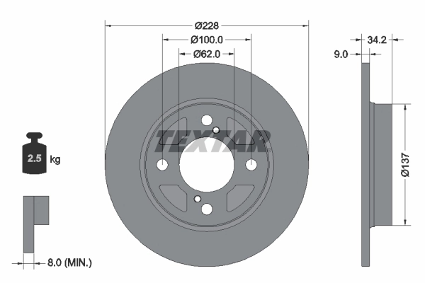 Brake Disc PRO 92303603
