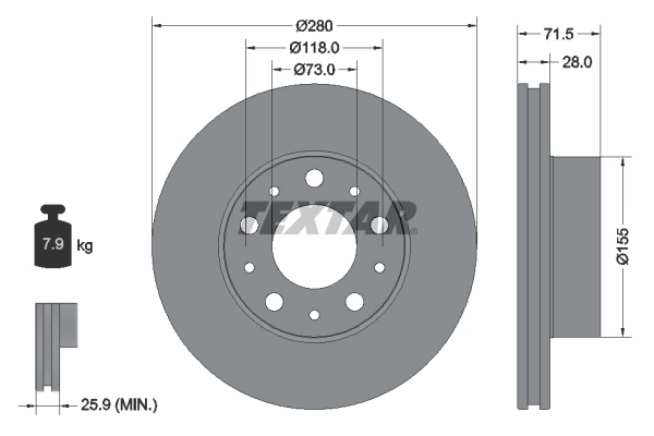 Brake Disc PRO 92275003