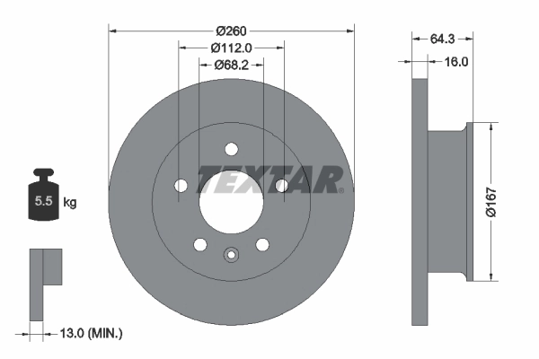Brake Disc 92055900