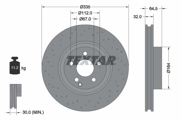 Brake Disc PRO+ 92171905