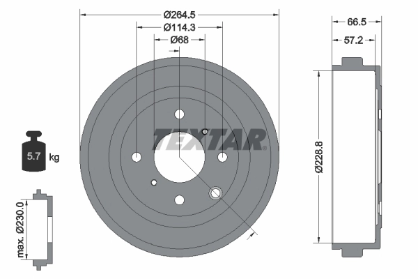 Brake Drum 94046400