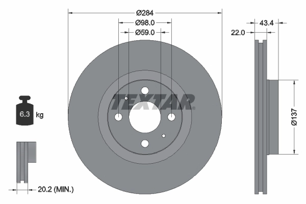 Brake Disc PRO 92053503