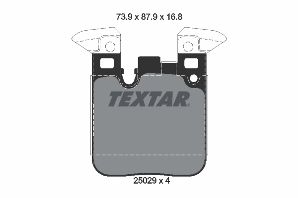 Brake Pad Set, disc brake 2502901