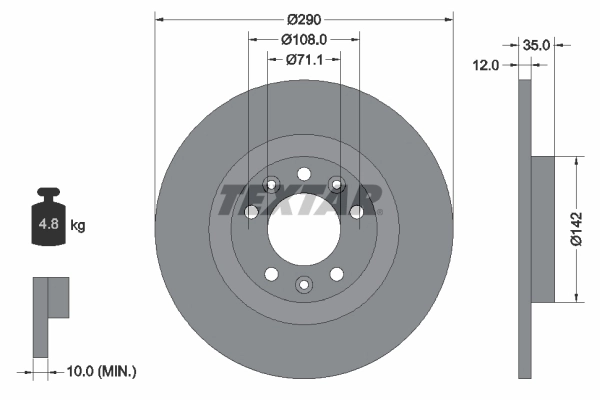 Brake Disc PRO 92267303