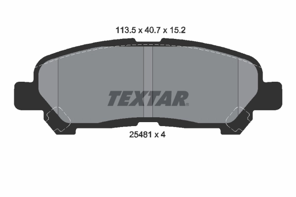 Brake Pad Set, disc brake 2548101