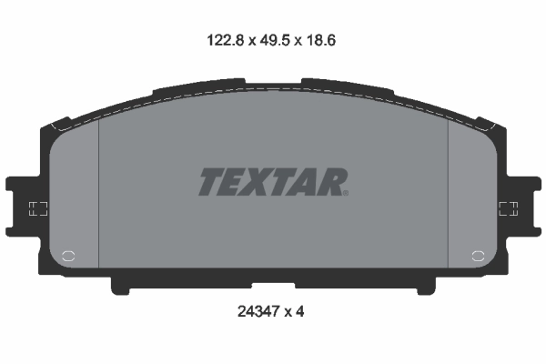 Brake Pad Set, disc brake 2434701