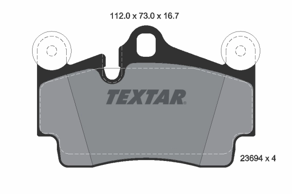 Brake Pad Set, disc brake 2369402