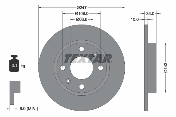 Brake Disc PRO 92029803