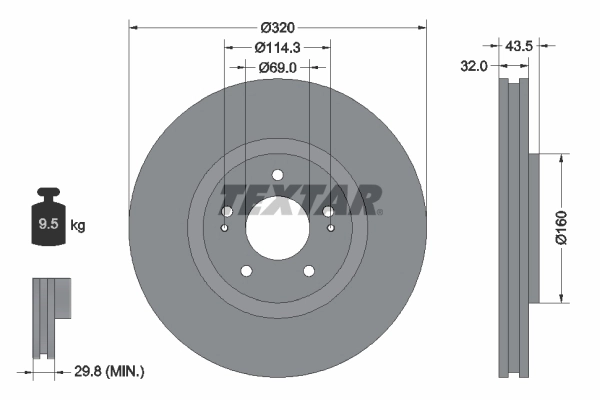 Brake Disc PRO 92169903