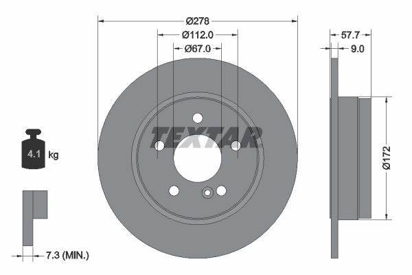 Brake Disc PRO 92163103