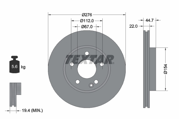 Brake Disc PRO 92131903