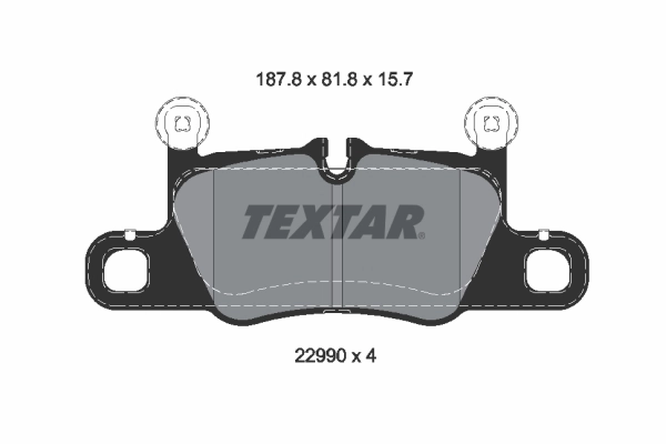 Brake Pad Set, disc brake Q+ 2299001