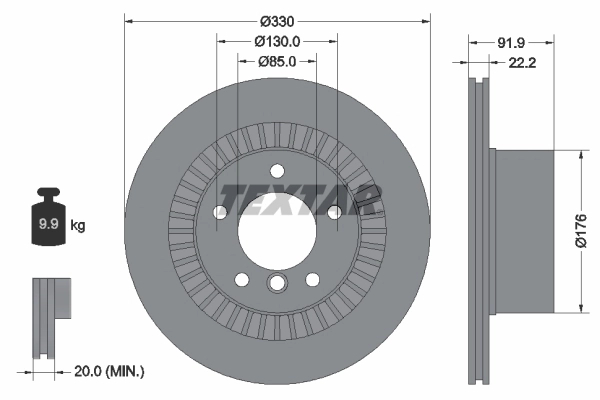 Brake Disc PRO 92261903
