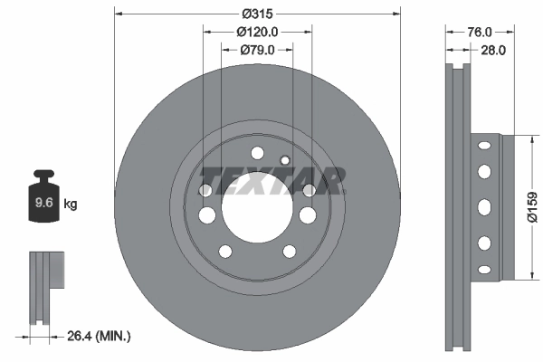 Brake Disc 92070900