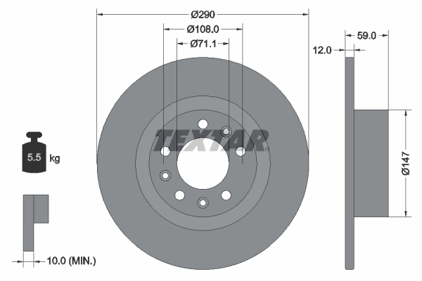 Brake Disc PRO 92313603