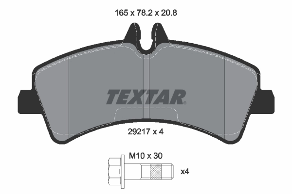 Brake Pad Set, disc brake Q+ 2921702