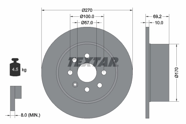 Brake Disc PRO 92075503