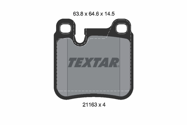 Brake Pad Set, disc brake Q+ 2116301