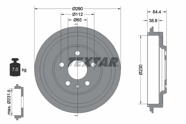 Brake Drum 94039300